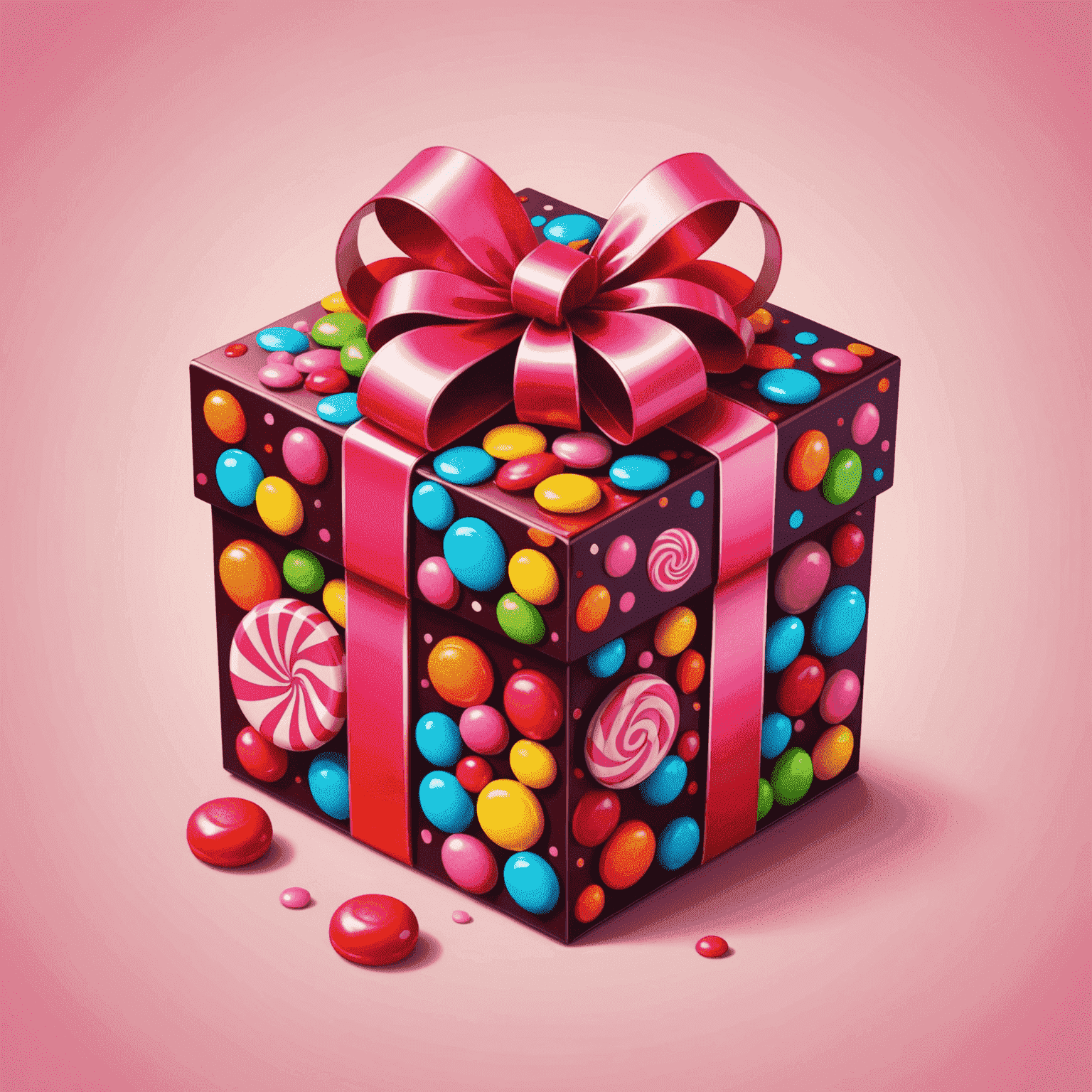 SweetBonanza logo featuring a stylized candy or gift box with vibrant red and pink colors